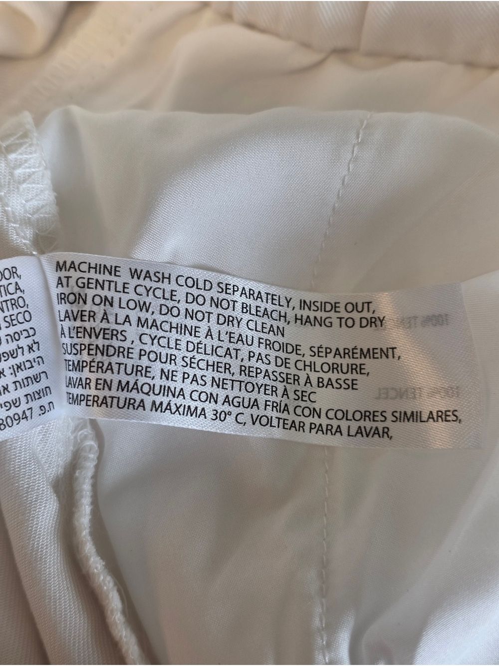 Dex White Wide Leg Belted Tencel Pants NWT Small - Picture 12 of 12